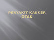 PENYAKIT KANKER OTAK Cover Page