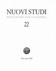 NUOVI STUDI RIVISTA DI ARTE ANTICA E MODERNA- Indice n. 22- 2016 Cover Page