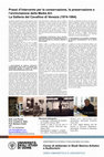 Research paper thumbnail of Prassi d’intervento per la conservazione, la preservazione e l’archiviazione della Media Art. La Galleria del Cavallino di Venezia (1974-1984)