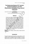 The Relationship Between EFL Teachers' Emotional Intelligence and Their Effectiveness in Managing Young Learners' Classrooms Cover Page