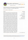 Research paper thumbnail of Needs Assessment for Gender Equality Curriculum among High School Students: An Example of an Anatolian High School