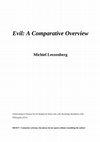 Evil: A Comparative Overview Cover Page