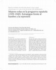 Research paper thumbnail of Mujeres solas en la postguerra (1939-1949). Estrategias frente al hambre y la represión, en Revista de Historiografía, nº 26 (2017), págs. 213-236