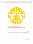 PT TRANS POWER MARINE TBK Cover Page