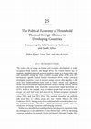 Research paper thumbnail of The Political Economy of Household Thermal Energy Choices in Developing Countries Comparing the LPG Sectors in Indonesia and South Africa