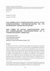 Los verbos de la participación social y sus conjugaciones. Contradicciones de un patrimonio "democratizador". // The Verbs of Social Participation and its Conjugations: Contradictions of a "Democratizing" Heritage. Cover Page