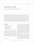 Research paper thumbnail of Economics of Dust