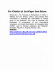 Using Climate Risk Information in Assessing the Vulnerability of Coastal Areas in the Southeast. The Case of Louisiana and Mississippi Cover Page