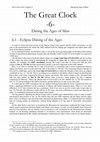 Research paper thumbnail of The Great Clock -6- Dating the Ages of Man