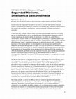 Research paper thumbnail of Seguridad Nacional. Inteligencia Descoordinada.