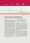 Research paper thumbnail of What Next for Economic Partnership Agreements?