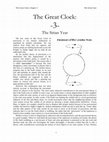 Research paper thumbnail of The Great Clock: -3- The Sirian Year