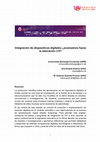 Research paper thumbnail of Integración de dispositivos digitales. ¿Avanzamos hacia la educación 3.0?