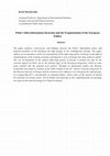 Research paper thumbnail of Putin's (Dis)-Information Incursion and the Fragmentation of the European Politics