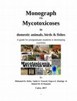 Monograph On Mycotoxicoses in domestic animals, birds & fishes A guide for postgraduate students in developing countries Cover Page