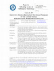 Research paper thumbnail of EXECUTIVE HIGHER EDUCATION DOCTORAL PROGRAMS IN THE UNITED STATES: A DEMOGRAPHIC MARKET-BASED ANALYSIS