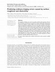 Research paper thumbnail of Predicting ordinary kriging errors caused by surface roughness and dissectivity