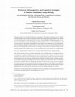 Research paper thumbnail of Rhetorical, Metacognitive, and Cognitive Strategies in Teacher Candidates' Essay Writing