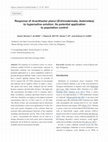 Research paper thumbnail of Response of Acanthaster planci (Echinodermata: Asteroidea) to hypersaline solution: Its potential application to population control