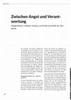 Research paper thumbnail of Zwischen Angst und Verantwortung Möglichkeiten radikaler Analyse und Kritik innerhalb der Akademie