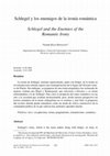 Research paper thumbnail of Schlegel y los enemigos de la ironía romántica