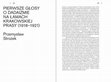 Research paper thumbnail of Pierwsze głosy o dadaizmie na łamach krakowskiej prasy 1918-1921, [w:] Impuls dadaistyczny w polskiej sztuce i literaturze dwudziestowiecznej, red. P. Kurc-Maj, P Polit, Muzeum Sztuki, Łódź 2017