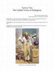 Research paper thumbnail of The Golden Verses of Pythagoras