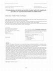 Research paper thumbnail of Ultramorphology and dentine permeability changes induced by prophylacticprocedures on exposed dentinal tubules in middle dentine