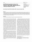 Research paper thumbnail of Self-Monitoring Interventions for Students With EBD: Applying UDL to a Research-Based Practice