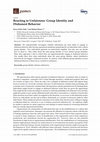 Research paper thumbnail of Reacting to Unfairness: Group Identity and Dishonest Behavior