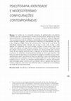 Research paper thumbnail of psicoterapia, identidade, neoesoterismo: configurações contemporâneas