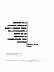 Research paper thumbnail of Desafíos de la categoría género en ámbito jurídico penal: una aproximación a partir de los programas de rehabilitación para agresores