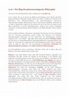 Research paper thumbnail of et al. – Ein Blog für phänomenologische Philosophie