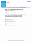 Research paper thumbnail of Review of Actes du 6e Colloque franco-finlandais de linguistique contrastive