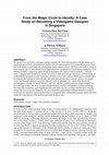 Research paper thumbnail of From the Magic Circle to Identity: A Case Study on Becoming a Videogame Designer in Singapore