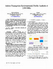 Research paper thumbnail of Indoor Propagation Environmental Profile Analysis at 2300 MHz