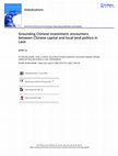 Research paper thumbnail of Grounding Chinese investment: encounters between Chinese capital and local land politics in Laos Grounding Chinese investment: encounters between Chinese capital and local land politics in Laos