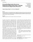 Counseling Opportunity Structures: Explaining College-Going Using a Typology of School-Level Opportunity Structures Cover Page