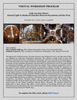 VIRTUAL WORKSHOP PROGRAM - Licht aus dem Osten? Natural Light in Medieval Churches Between Byzantium and the West (November 26-27, 2020) Cover Page