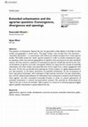 Research paper thumbnail of Extended urbanisation and the agrarian question: Convergences, divergences and openings