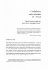 Research paper thumbnail of Ciudadanías socioculturales en Oaxaca