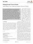 Research paper thumbnail of Bridging-Droplet Thermal Diodes