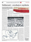 Research paper thumbnail of Solidarność - rewolucja w myśleniu