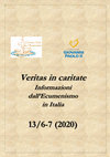 Veritas in caritate Informazioni dall'Ecumenismo in Italia 13/6-7 (2020 Cover Page