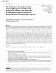 Research paper thumbnail of An Evaluation of an Experiential Learning Program in Global and Indigenous Health: The University of Manitoba's Queen Elizabeth II Diamond Jubilee Scholarship Program