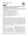 Research paper thumbnail of Characterization of Genetically Modified Plants Producing Bioactive Compounds for Human Health: A Systemic Review