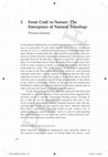 From Craft to Nature: the emergence of natural teleology Cover Page