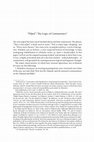 Research paper thumbnail of Daniel Boyarin, “‘Pilpul’: The Logic of Commentary,” in Daniel Boyarin, The Talmud: A Personal Take – Selected Essays, ed. Tal Hever-Chybowski (Tübingen: Mohr Siebeck, 2017), 47-65