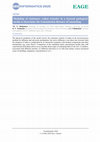 Research paper thumbnail of Modeling of stationary radon transfer in a layered geological media to determine the transmission distance of emanating