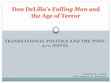 Research paper thumbnail of Don DeLillo’s Falling Man and the Age of Terror